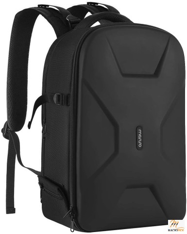 Camera Backpack - 15-16 inch Waterproof Hard-shell Case with Tripod Holder & Laptop Compartment - Multifunctional Camera Bag Pack