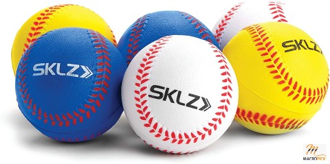 6-pack Foam Training Baseballs