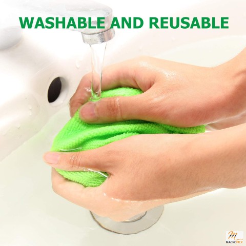 Windshield Cleaner With Extendable Ergonomic Handle| Washable & Reusable Microfiber Cloth | Works Great As Fog Or Moisture Removal Tool