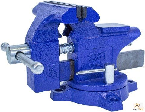 LV-4 Homeowner's Vise | 4.5 Inch Jaw Width with a 3 Inch Jaw Opening Home Vise | Perfect Tool For Home Workshop