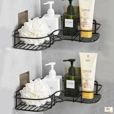 Punch-Free Corner Shower Shelf Holder