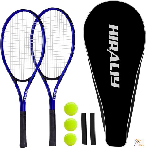 2 Players Tennis Rackets ,27 Inch Super Lightweight