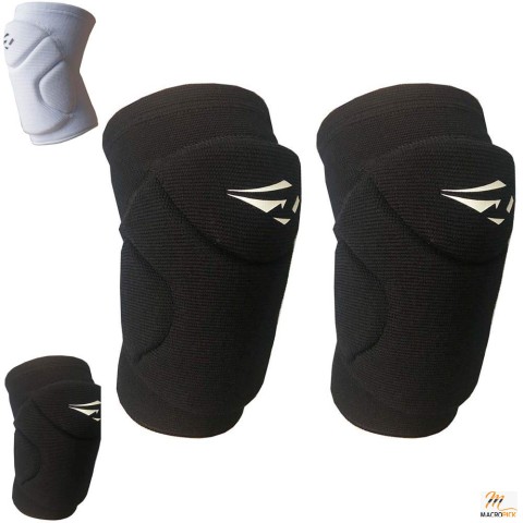 Volleyball Knee Pads with High Shock Absorbing Cushion - Volleyball Knee Pads For Men & Women - Middle & Large