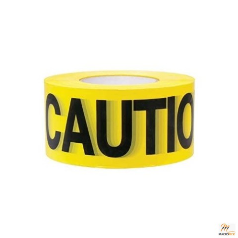 Yellow Caution Tape - 3 inch x 1000 feet  Caution Barricade Tape - Tear & Weather Resistant Tape