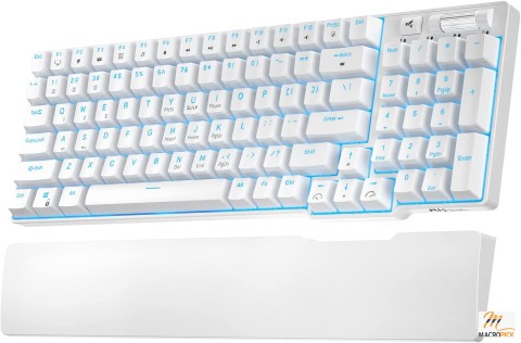 Mechanical Keyboard with Magnetic Hand Rest