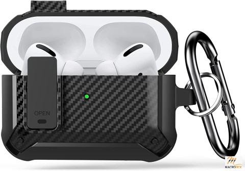 Case for Airpods Pro, Shockproof Rugged Shell for Air Pods Pro Charging Case (AirPod Pro Not Included)