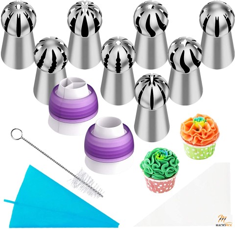 Russian Piping Tips, New 32pcs Cake Decorating Kit