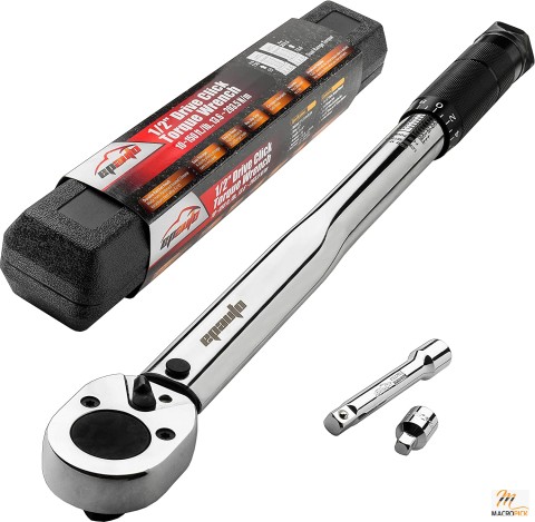 Torque Wrench - 1/2-inch Drive Click Torque Wrench -  10-150 ft/lb 13.6-203.5N/m