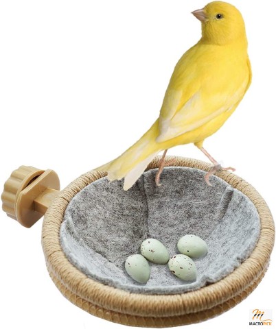 Bird Nest -  Canary Finch Parrot Nest with Felt