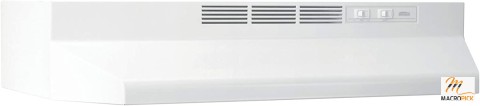 Non-Ducted Ductless Range Hood with Lights Exhaust Fan for Under Cabinet, 30-Inch, White