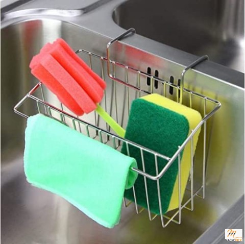 Kitchen Sink Organizer Stainless Steel Sponge Caddy Holder