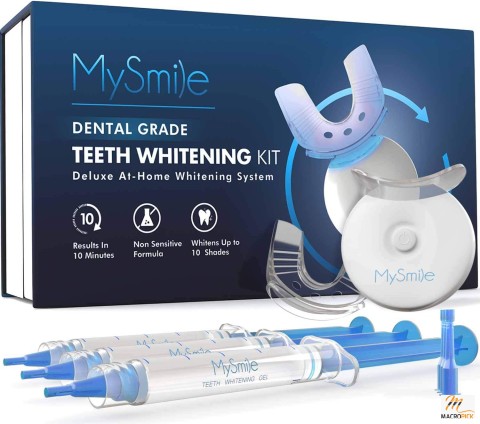 Dentel Grade Teeth Whitening Kit with LED Light