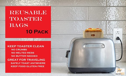 Toaster Bags Non-Stick Reusable with Various Sizes