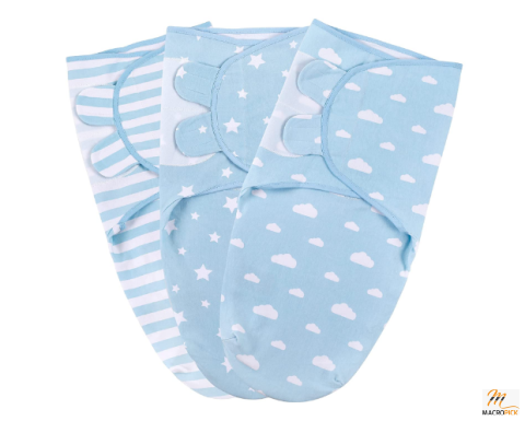 Baby Swaddle Blanket, Easy Swaddle Sleep Sack, Adjustable Swaddle Wrap