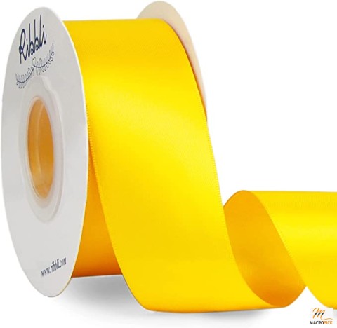 1-1/2” x 25 Yards Double Faced Satin Ribbon | Multiple Colours Available | 100% Polyester