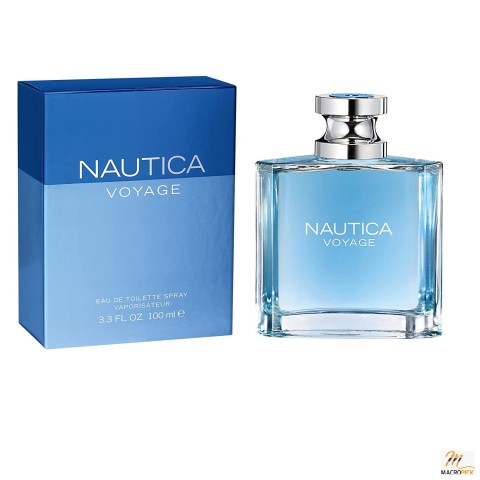 Fresh, Romantic, Fruity Scent Nautica Voyage by Nautica Eau De Toilette for Men  - 3.3 Fl Oz