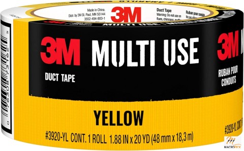 20 Yards 3M Multi-Use 3920-WH Duct Tape | Strong Adhesive Duct Tape | Different Color Options