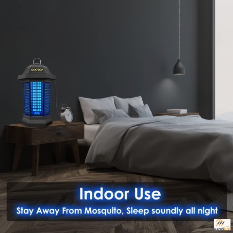 Mosquito Zapper Indoor, Electric Mosquito Killer Lamp for Patio and Home