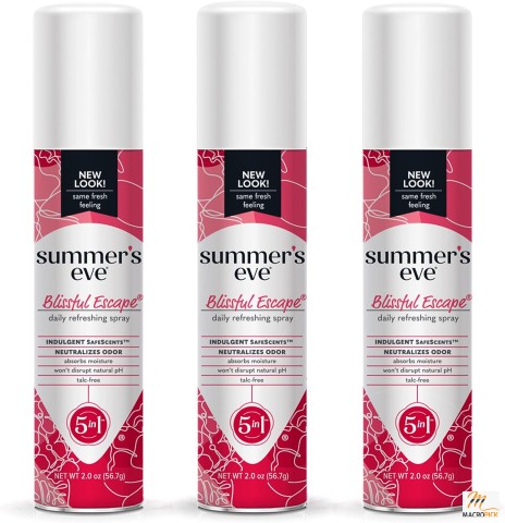 3 Pack Daily Revitalize Feminine Spray By Summer's Eve | 2 Oz