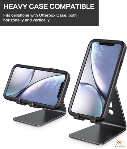 Aluminum Desktop Phone Holder, Adjustable Cell Phone Stand