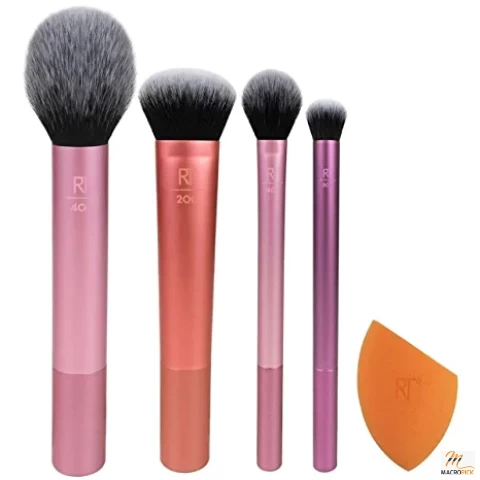 Set of 5 Makeup Brush Set with Sponge Blender