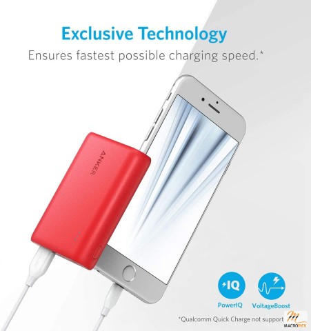 Wireless Portable Charger, Powe rCore 10,000mAh Power Bank with USB-C (Input Only), External Battery Pack