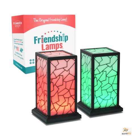 Classic Design Friendship Lamp. Handmade Long Distance WiFi Touch LED Light Lamp, upto 200 Colors