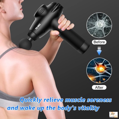 Muscle Massage Gun For Athletes Handheld Deep Tissue Massager