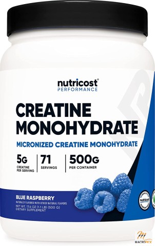 Unflavored Creatine Monohydrate Muscle Growth Powder