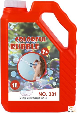 1 L/ 33.8 OZ Bubble Concentrated Solution By Lulu Home, Bubble Refill Solution Up to 2.5 Gallon