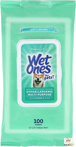 Multi-Purpose Dog Wipes with Fragrance Dog Wipes for All Dogs