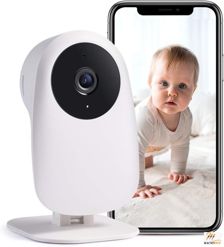 1080P HD Baby Monitor: Camera with Audio, WiFi Smartphone Connection, Motion/Sound Detection, Night Vision, Two-Way Audio, Storage Options