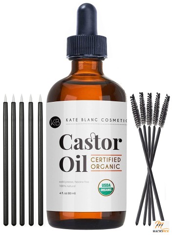 Pure Organic Cold Pressed Castor Oil | USDA Certified Organic | Hexane Free